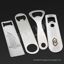 Custom oval shape zinc alloy blank metal bottle opener wedding favor/plain bottle opener